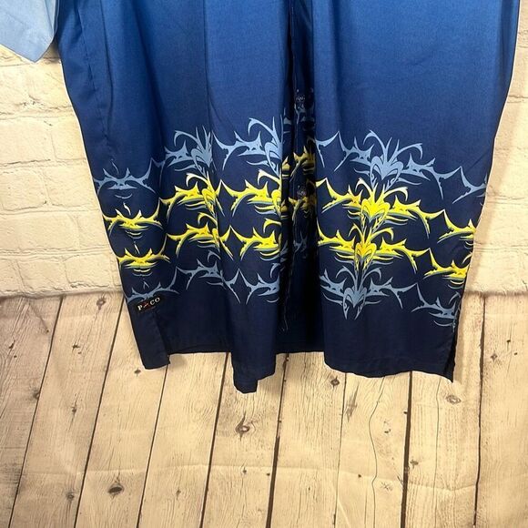 Y2K Paco Jeans Co. Hawaiian Oversized Baggy Button Down Shirt size XL - Picture 3 of 8